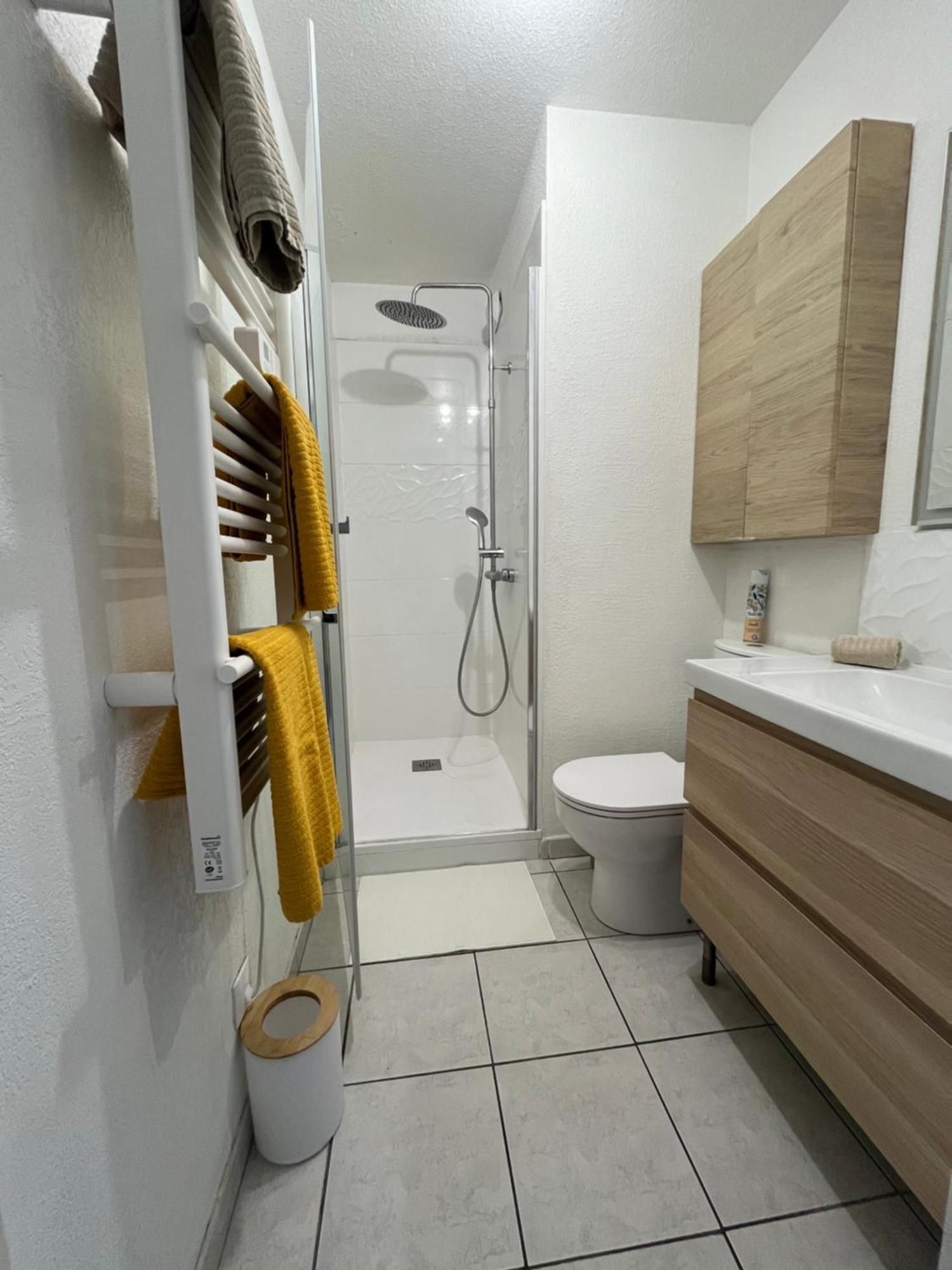 Joli T2/ Tram/ Clim/ Parking/ Wifi/ Piscine Lägenhet Montpellier Exteriör bild